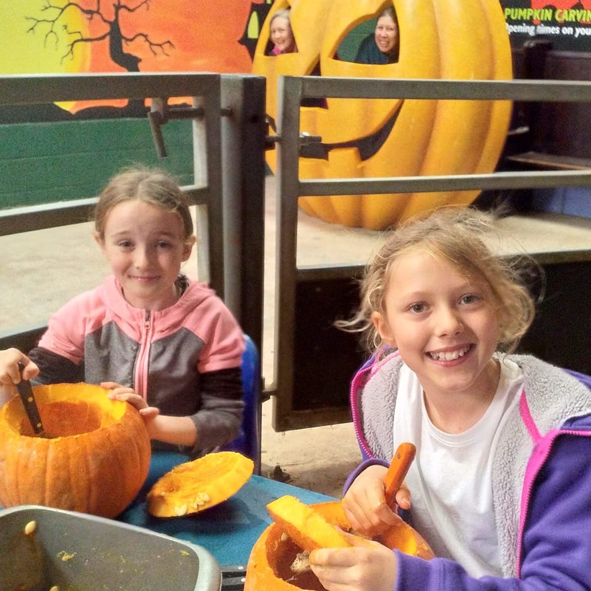 Carving pumpkins Carving pumpkins